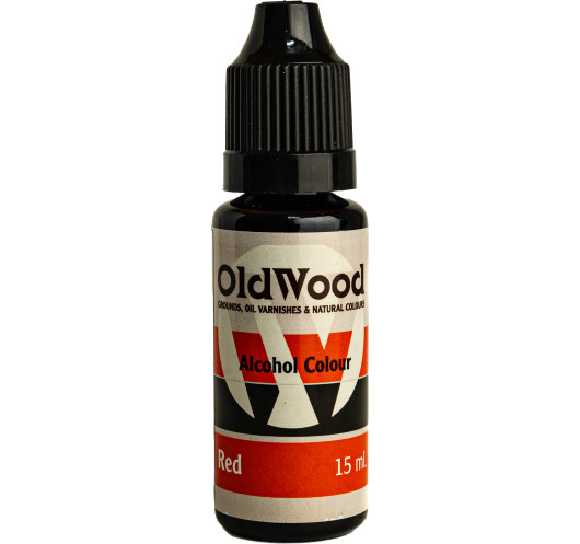 OldWood Teinture Concentrée à l'Alcool Rouge 15 ml