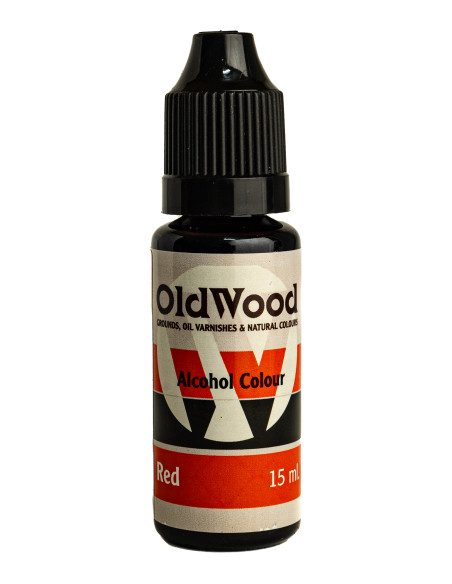 OldWood Teinture Concentrée à l'Alcool Rouge 15 ml