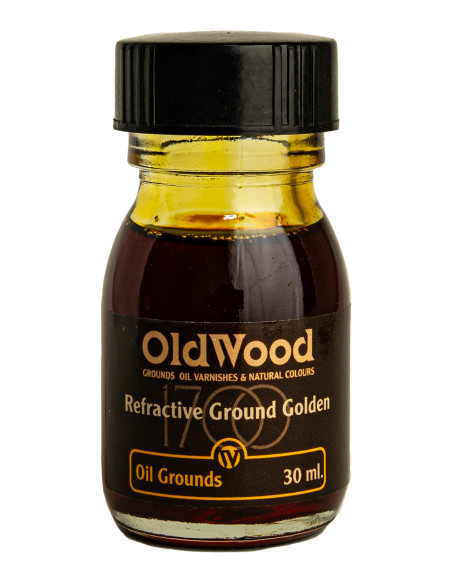 Fondo Refractivo al Aceite OldWood Dorado 30 ml