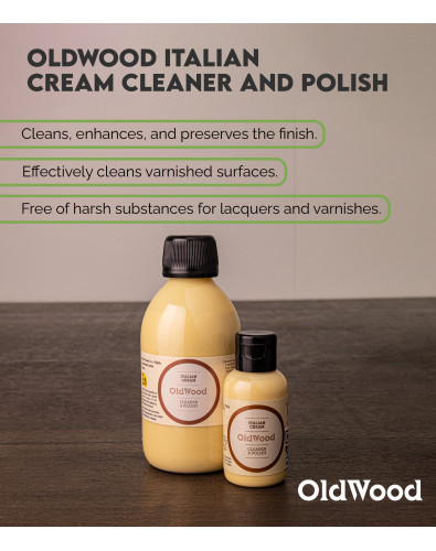 Crema Limpieza Pulido OldWood Italian Cream 50 ml 2