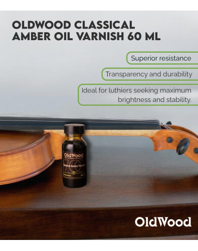 OldWood Classical Amber Oil Varnish 60 ml 2
