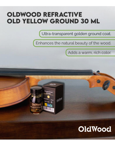 Fondo Refractivo al Aceite OldWood Amarillo Antiguo 30 ml 2