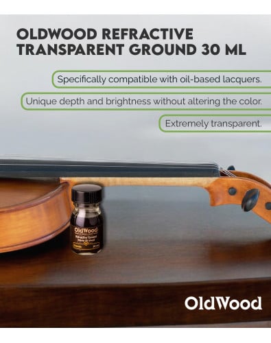 Fondo Refractivo al Aceite OldWood Transparente 30 ml 2