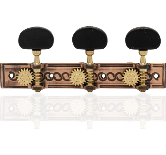 Aparicio Classical Guitar Machine Head Sevilla Model Copper/Ebony