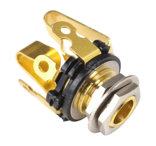 Jack Socket Gold Stereo JSBS...