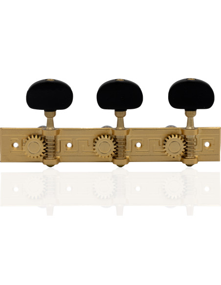 Aparicio Classical Guitar Machine Head Córdoba Model 24K Matte Gold/Ebony