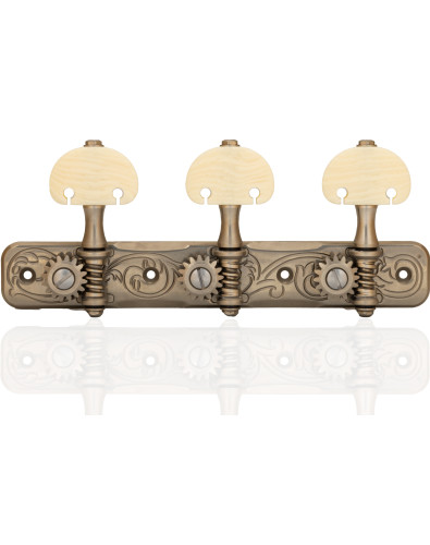 Gotoh Machine Head Classical Guitar X-Gold with Ivory Coloured Knobs and Aluminum Post 35AR510AM/KM-XN