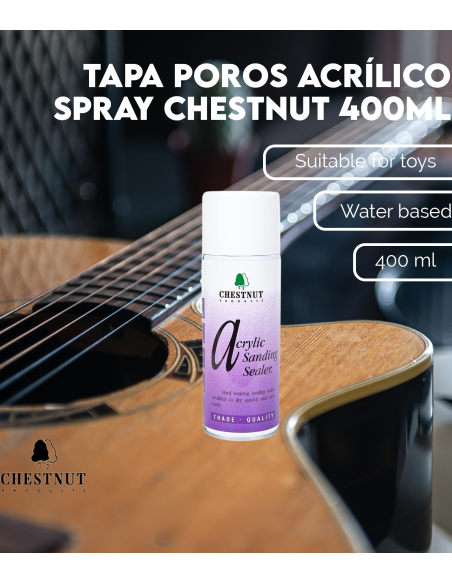 Características Tapa poros acrílico en spray (400ml) de Chestnut