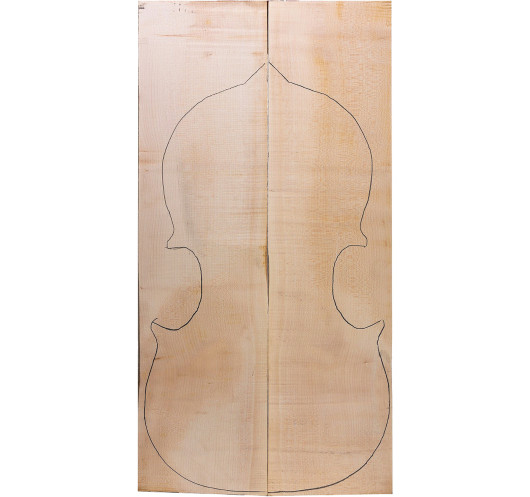 A Curly Maple Cello Backs