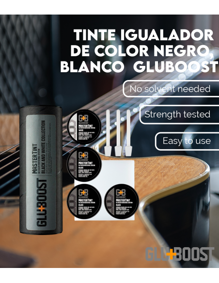 Características Tinte Igualador De Color Negro, Blanco de Gluboost