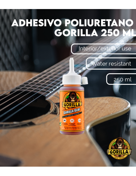 Características Adhesivo Poliuretano 250 ml de Gorilla