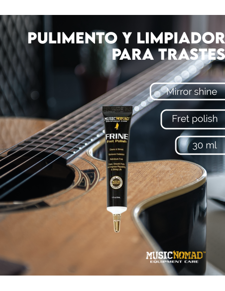 Características Pulimento y limpiador para trastes de MusicNomad