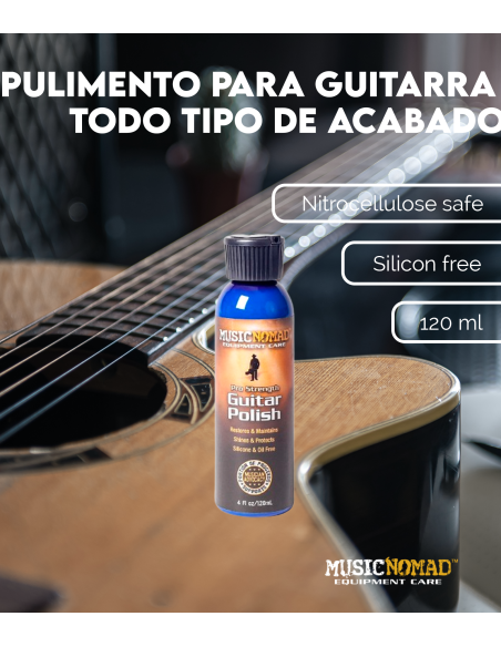 Características Pulimento para Guitarra para todo tipo de acabado de MusicNomad