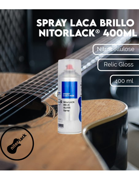 Características  Spray Relic Brillo NITORLACK® (Relic Gloss 400ml)