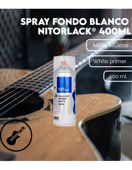 Características Spray Fondo Blanco NITORLACK® (400ml)