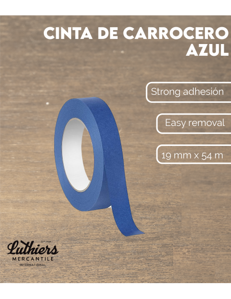 Características Cinta de Carrocero Azul