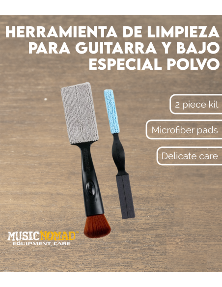 Características Herramienta de limpieza para guitarra y bajo, especial polvo