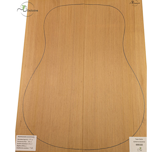 Red Cedar Acoustic Guitar Top MB...