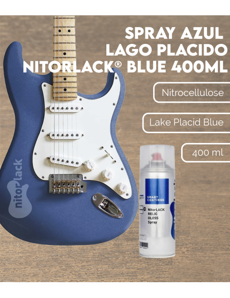 Características Spray Azul Lago Placido NITORLACK® ( Lake Placid Blue 400ml)