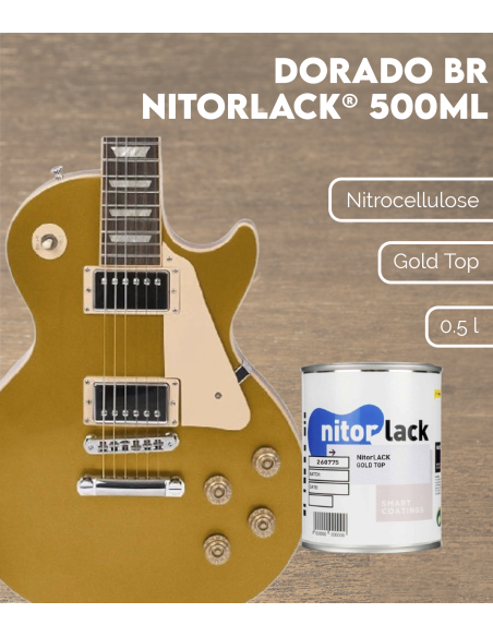 Características Dorado BR NITORLACK® (Gold Top 500ml)