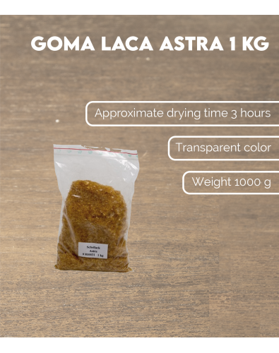 Gomme-laque Astra 1 kg 2