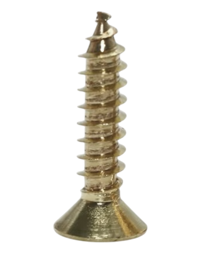 Tornillo avellanado dorado