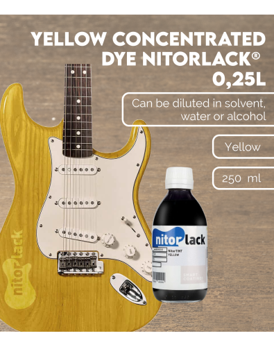 Tinte Concentrado Amarillo 050 NITORLACK® (Yellow 0,25l) 2