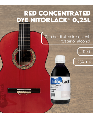 Tinte Concentrado Rojo NITORLACK® 053 (0,25l) 2