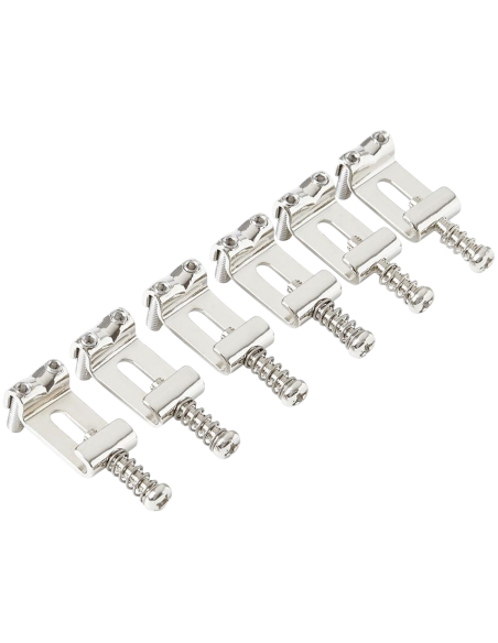 6 Silletas Gotoh® Niquel S101-N con tornillos ajustables