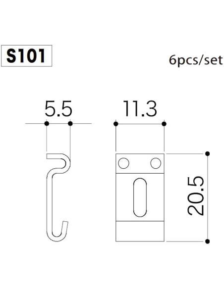 Plano Silletas Gotoh® Niquel S101-N