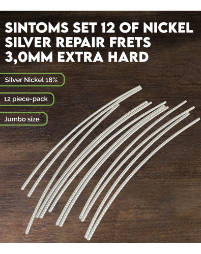Set 12 Trastes reparaciones SINTOMS Alpaca 3mm extra duro 2