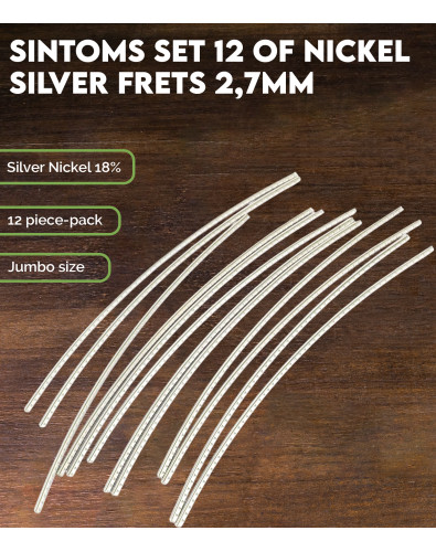 Set 12 Trastes SINTOMS Alpaca 2,7mm 2