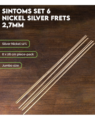 Set 6 Trastes SINTOMS Alpaca 2,7mm 2