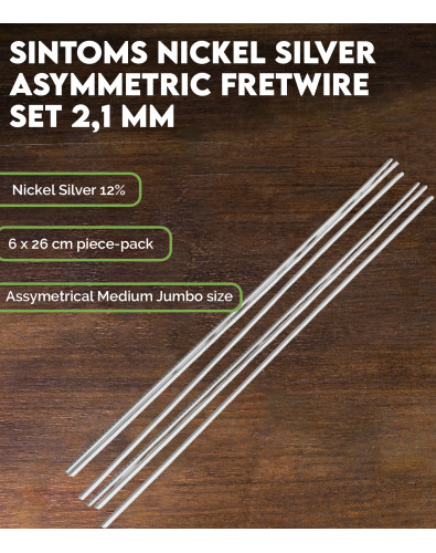Set Trastes Alpaca Asimétricos Sintoms 2,1 mm 2