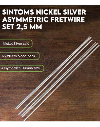 Set Trastes Alpaca Asimétricos Sintoms 2,5 mm 2