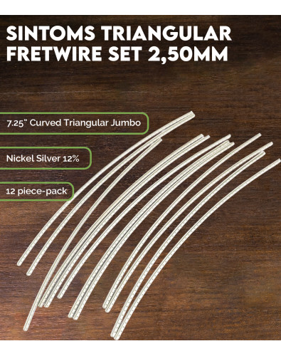 Set Trastes Sintoms Alpaca Triangular 2,5 mm 2
