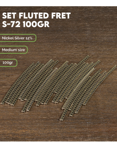 Set Fluted Fret S-72 100gr 2
