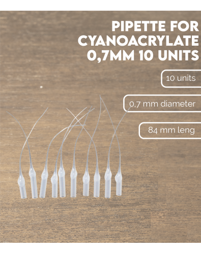 Pipeta Aplicador para Cianocrilato 0,4 mm (10 unidades) 2