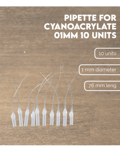 Pipeta Aplicador para Cianocrilato 0,75mm (10 unidades) 2