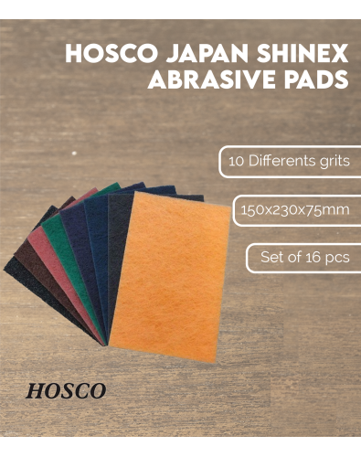 Almohadillas abrasivas Shinex de Hosco 2