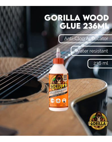 Cola Blanca para Madera Gorilla 236ml 2