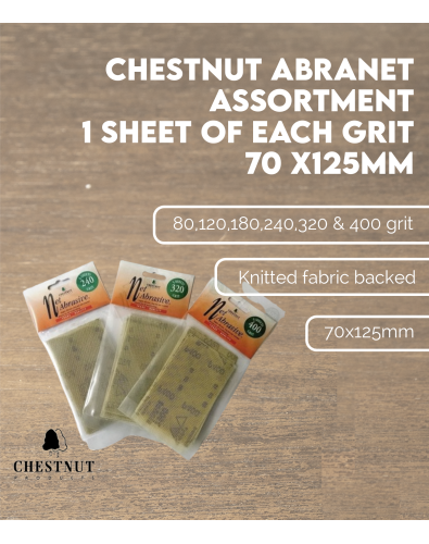 Juego de 6 laminas tipo Abranet de Chestnut 2