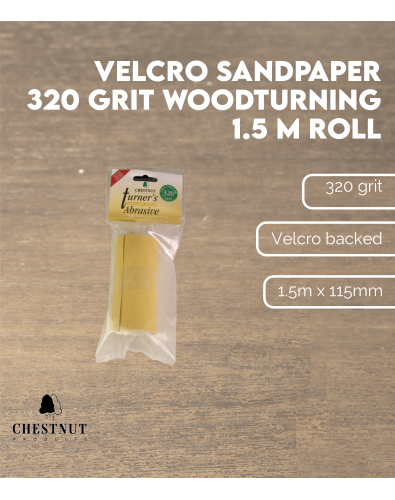 Lija Base Velcro Grano 320 - Tornería, Rollo 1.5m 2
