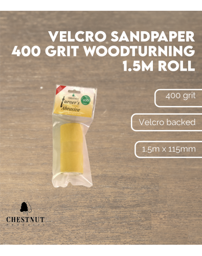 Lija Base Velcro Grano 400 - Tornería, Rollo 1.5m 2