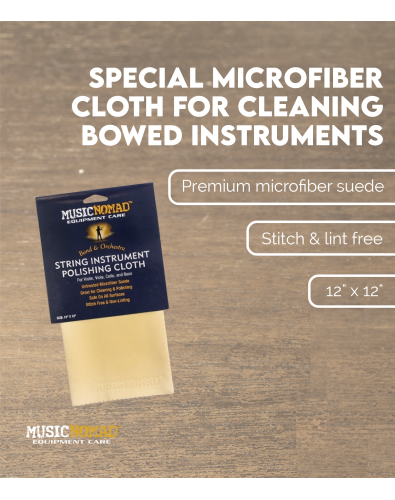 Paño de microfibra limpieza instrumentos de arco 2