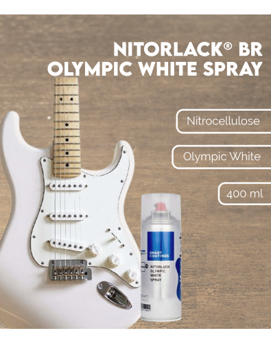 Spray Blanco Olímpico BR NITORLACK® (Olympic White 400ml) 2