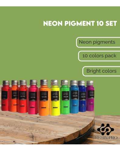 Kit de 10 Pigmentos  Neón 2