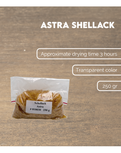 Astra Shellack 250 gr. 2