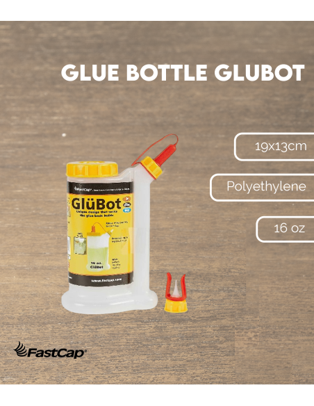 Características Dispensador Cola Glubot 16 oz FastCap