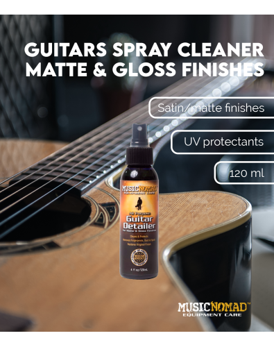 Limpiador en spray para guitarras acabado mate / brillo 2